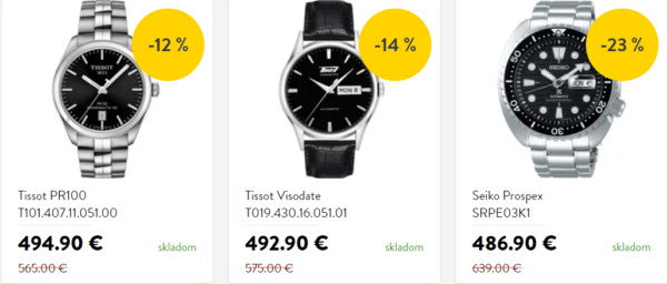 timestore vypredaj hodiniek citizen tissot casio