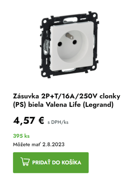 jednozásuvka legrand valena life 753180